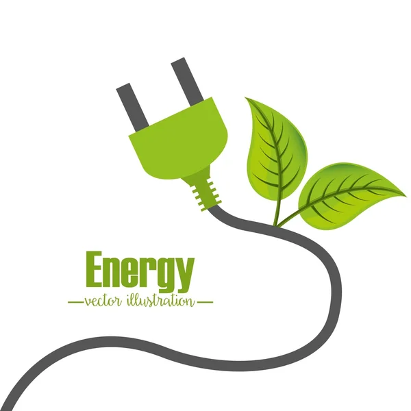 Eco energy design — Stock Vector