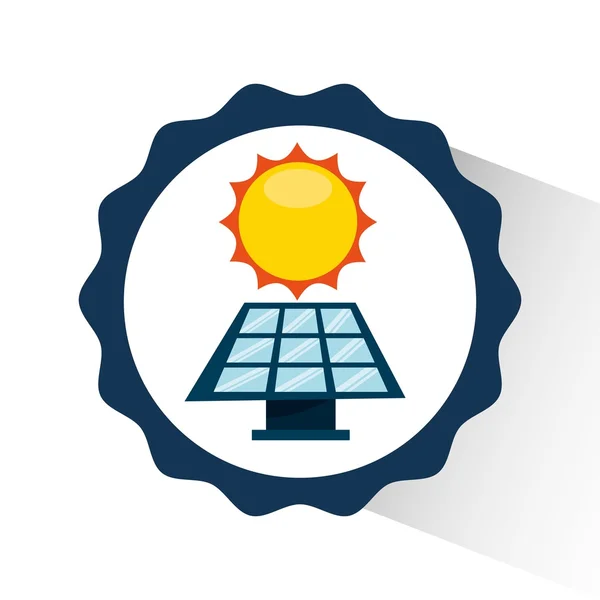 Solenergi design — Stock vektor