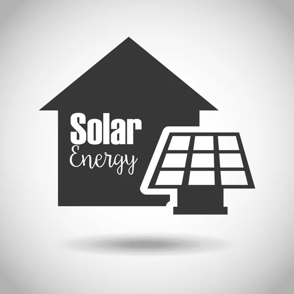 Progettazione energia solare — Vettoriale Stock