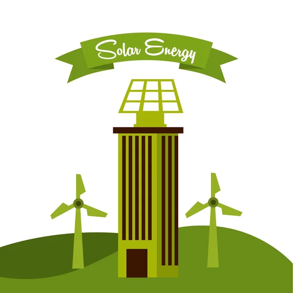 Solární energie — Stockový vektor