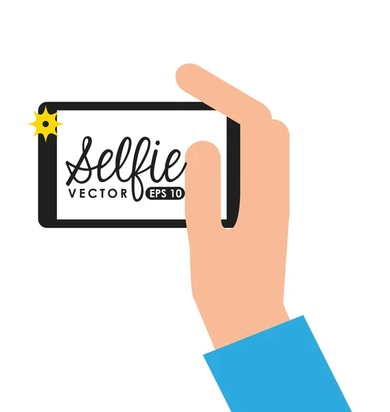 Selfie conceptontwerp — Stockvector