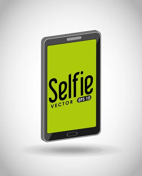 Selfie konceptdesign — Stock vektor
