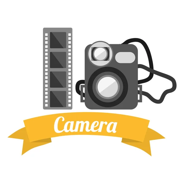 Camera photography design — Stock Vector