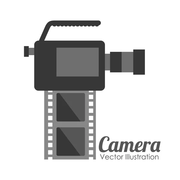 Cámara de diseño de película — Vector de stock