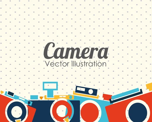 Diseño de fotografía de cámara — Archivo Imágenes Vectoriales
