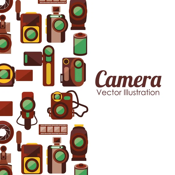 Camera film design — Stock Vector