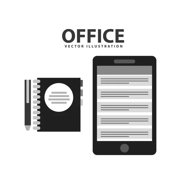 Office konsept tasarımı — Stok Vektör