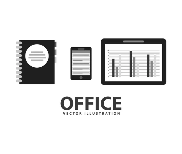 Office conceptontwerp — Stockvector