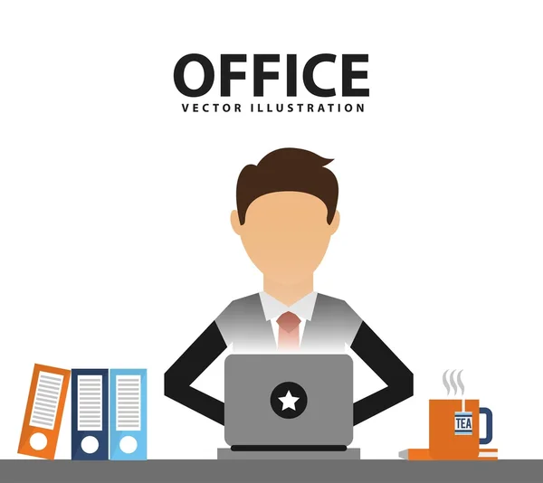 Office conceptontwerp — Stockvector