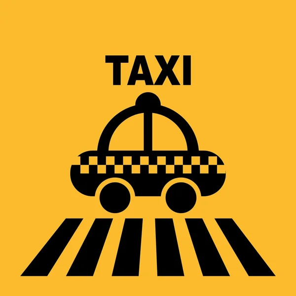 Conception de service de taxi — Image vectorielle