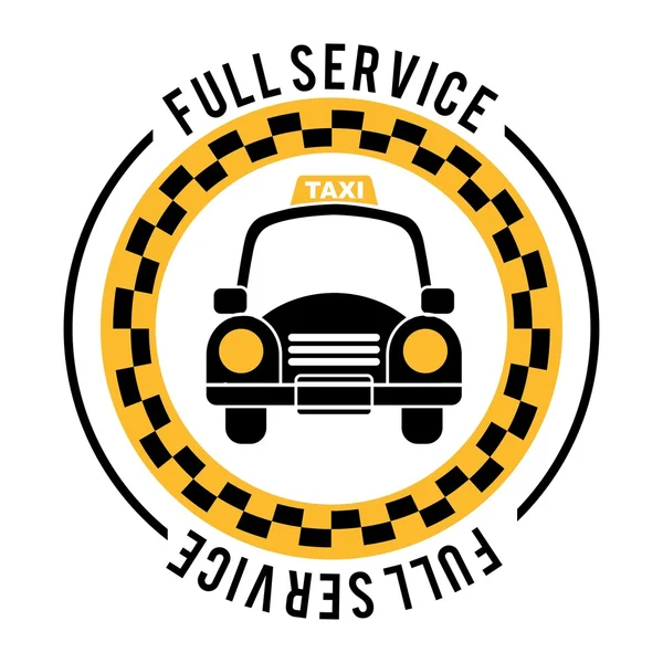 Diseño del servicio de taxi — Vector de stock