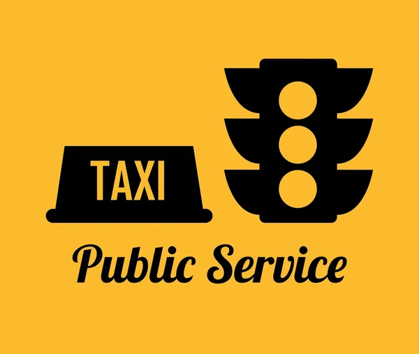 Conception de service de taxi — Image vectorielle