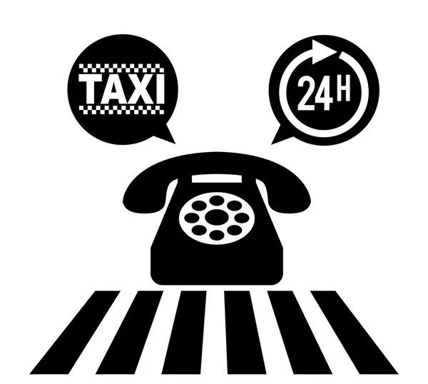 タクシー サービスの設計 — ストックベクタ