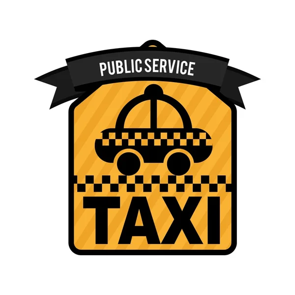 Servizio taxi design — Vettoriale Stock