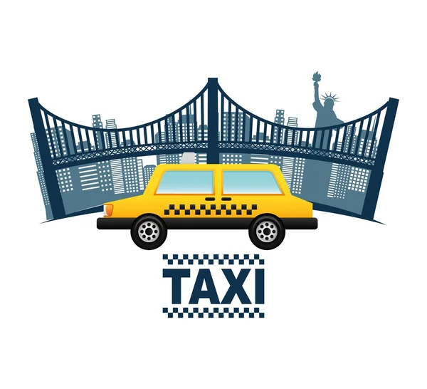 Taxi služeb design — Stockový vektor