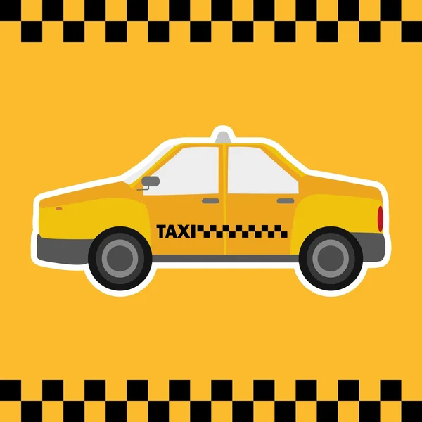 Conception de service de taxi — Image vectorielle