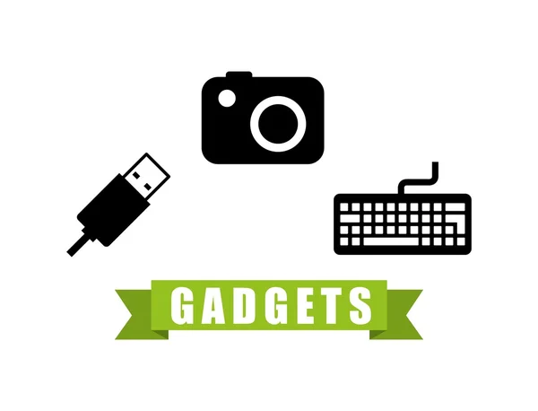 Gadgets technologieontwerp — Stockvector