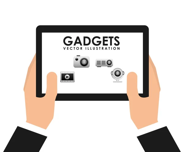 Design de tecnologia gadgets — Vetor de Stock