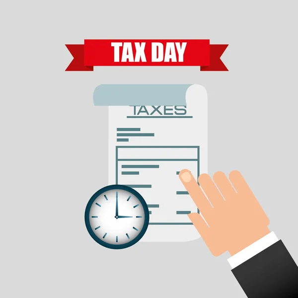 Φορολογικό σχεδιασμό ημέρα — Διανυσματικό Αρχείο