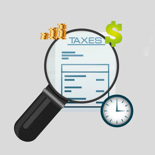 Tax day design — Stock Vector