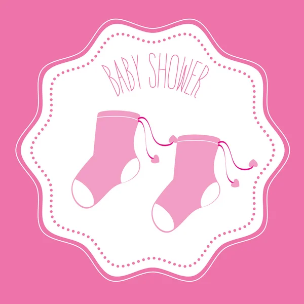 Baby-Shower-Feier — Stockvektor