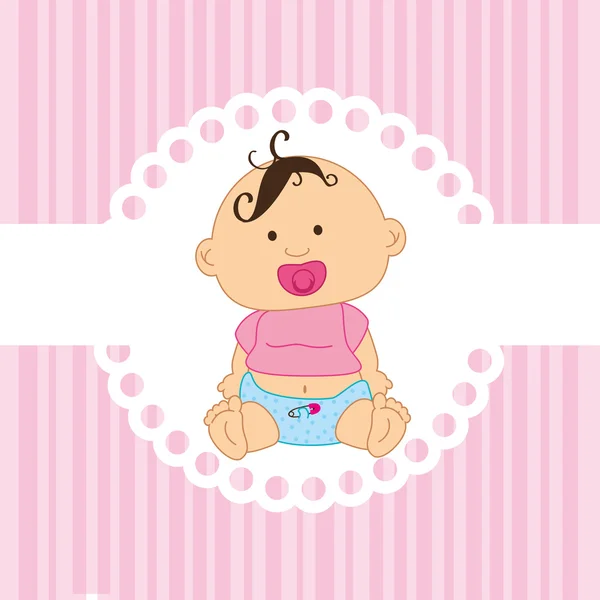 Jouet bébé mignon — Image vectorielle