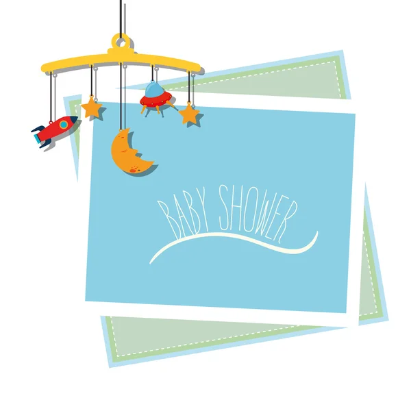 Baby-Shower-Feier — Stockvektor