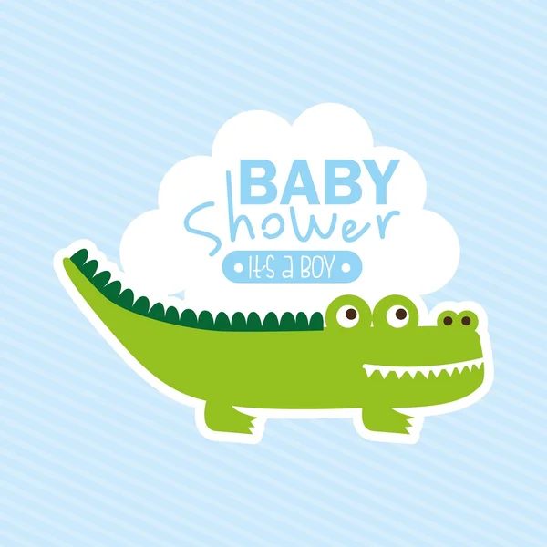 Baby douche ontwerp — Stockvector