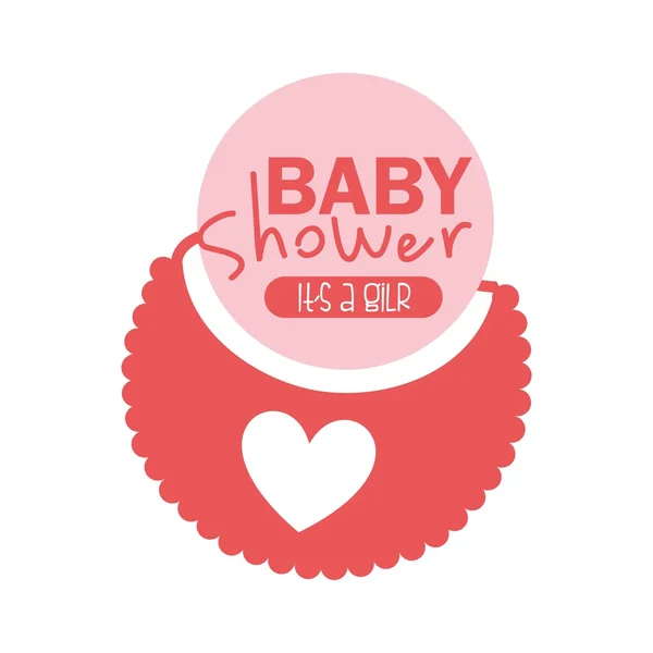 Baby douche ontwerp — Stockvector