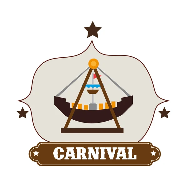 Circus carnival entertainment — Stock Vector
