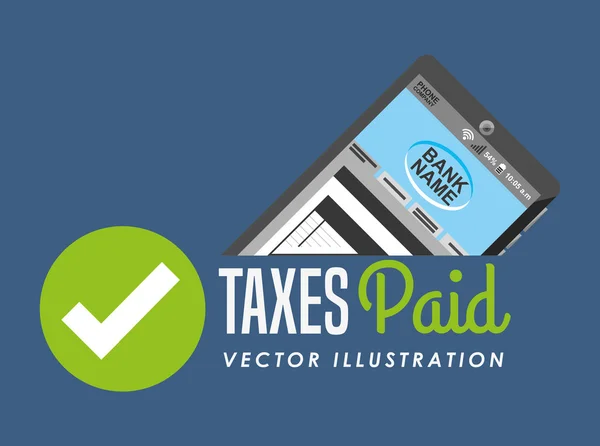Φορολογικές χρόνο σχεδιασμού — Διανυσματικό Αρχείο