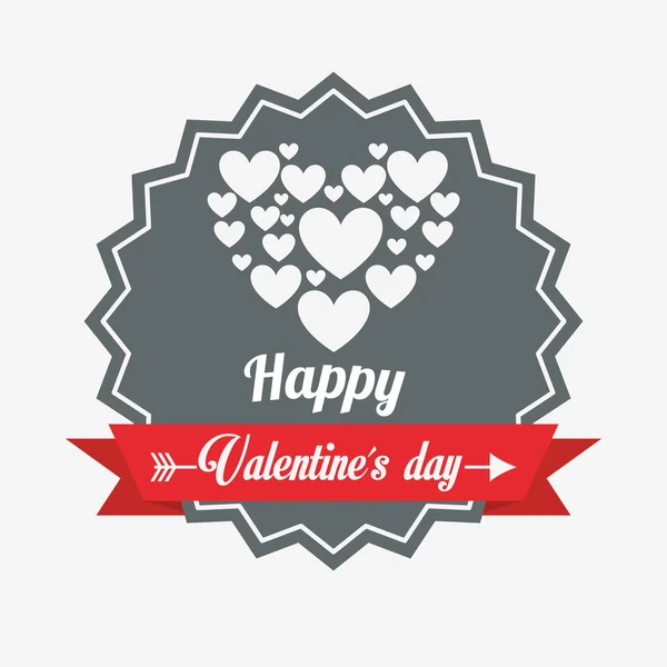 Diseño de tarjeta de amor — Vector de stock