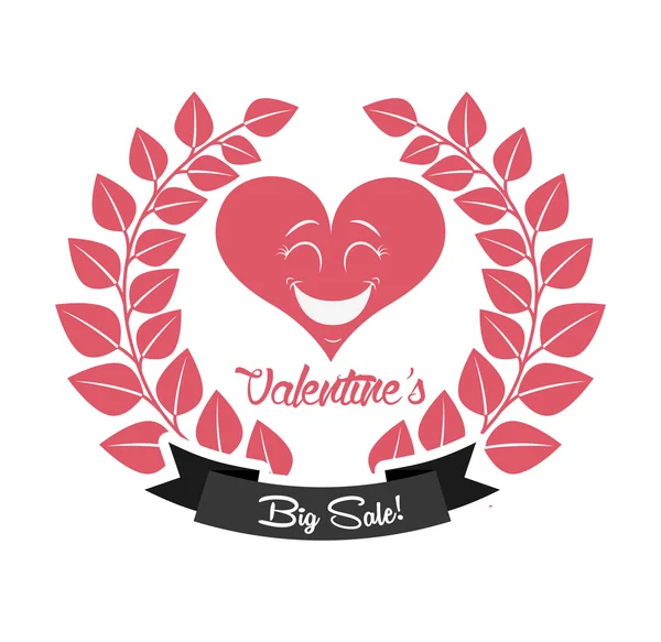 Projeto da venda dos valentines — Vetor de Stock