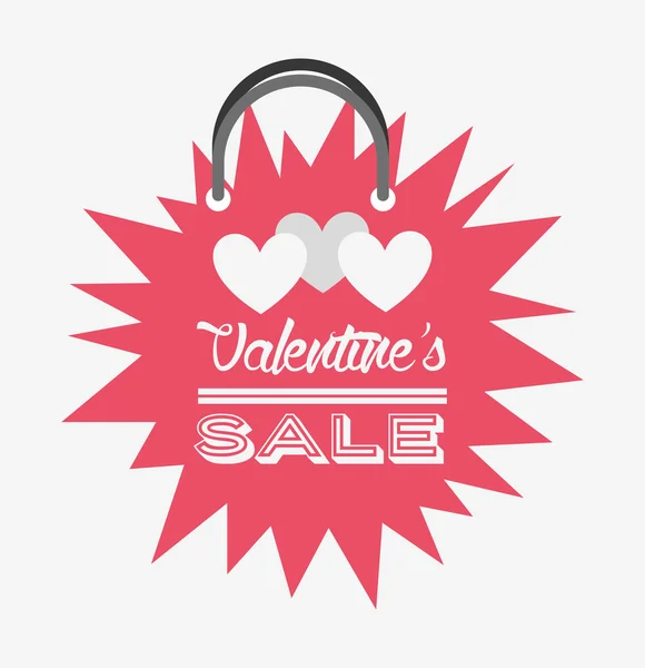 Conception de vente de valentines — Image vectorielle