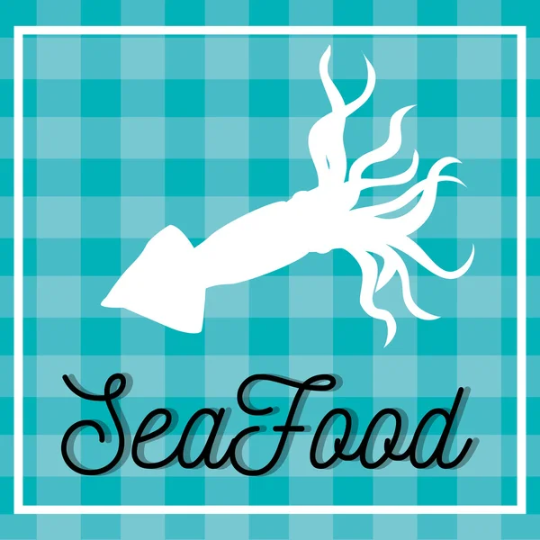 Sea food gastronomy — Stock Vector