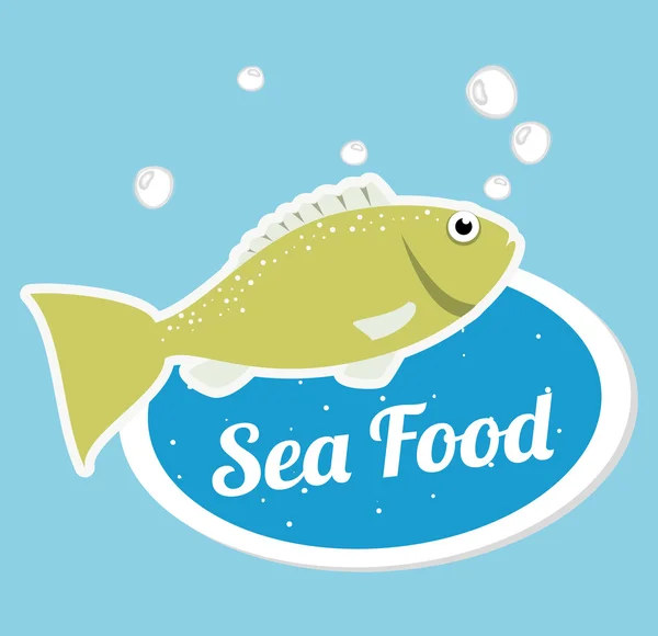 Meeresfrüchte-Gastronomie — Stockvektor