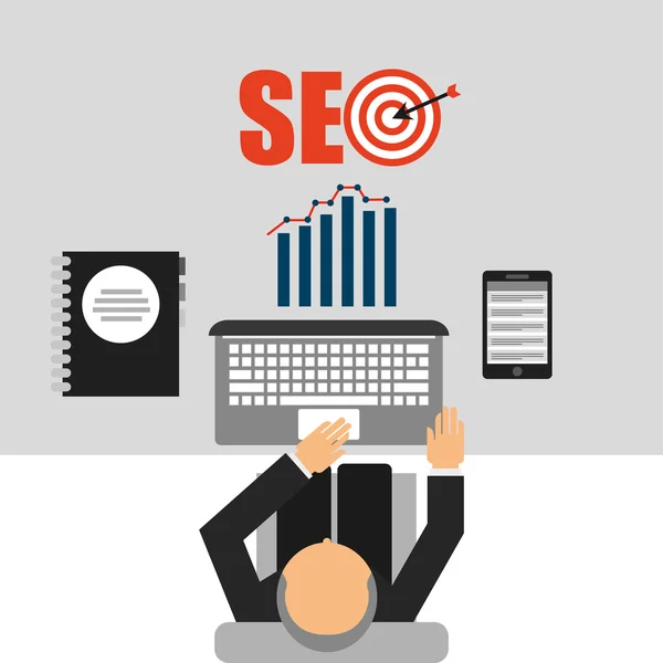 Search engine optimization — Stock Vector