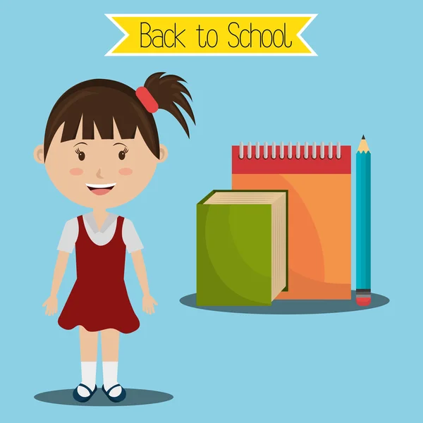 Back to school season — Stock Vector
