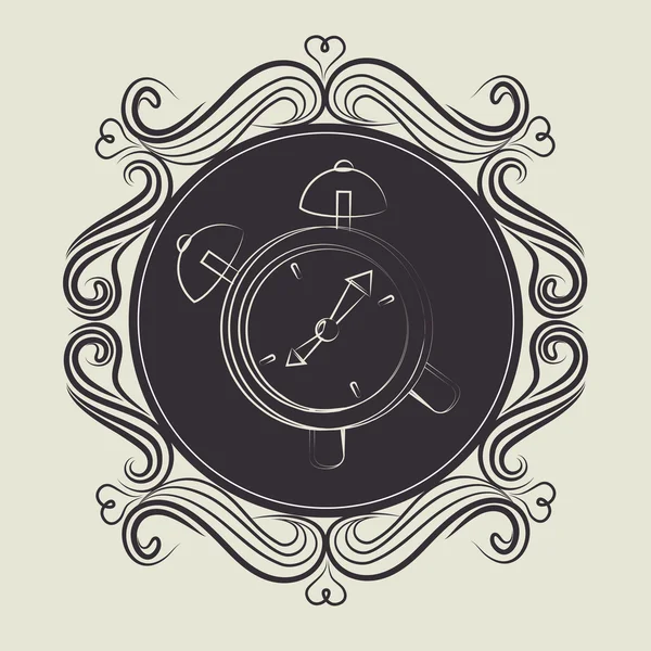 Часу і годинник — стоковий вектор