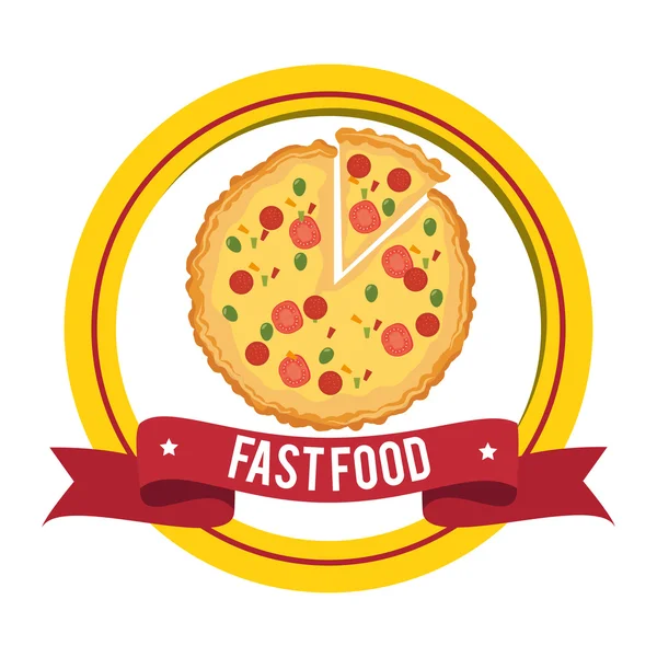 Delicious fast food — Stock Vector