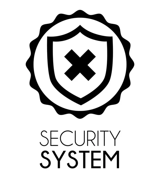Sistema de seguridad y vigilancia — Archivo Imágenes Vectoriales