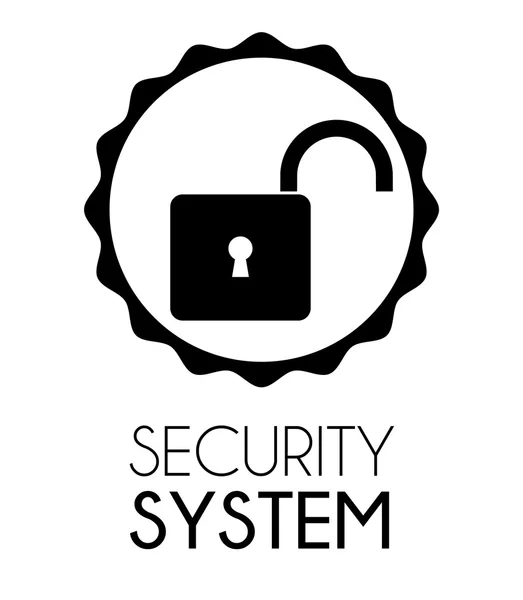 Sistema de seguridad y vigilancia — Vector de stock