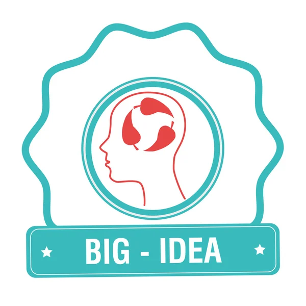 Big idea icon — Stock Vector