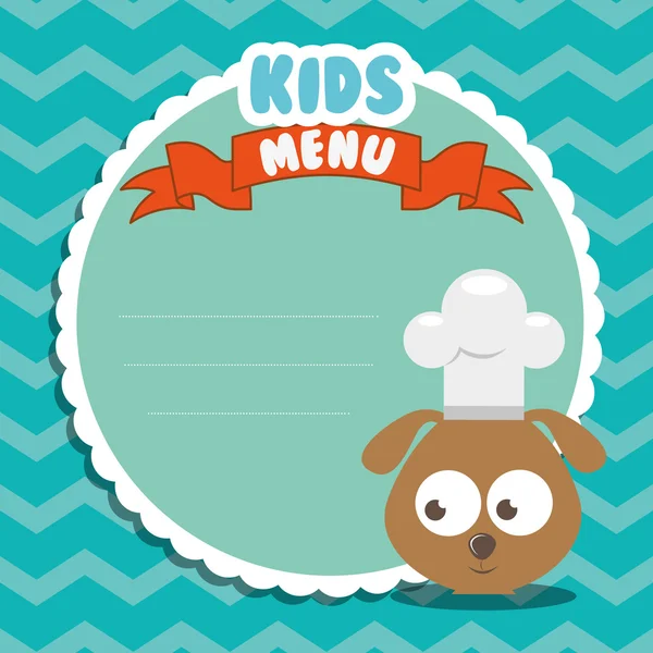 Wygląd menu dla dzieci — Wektor stockowy