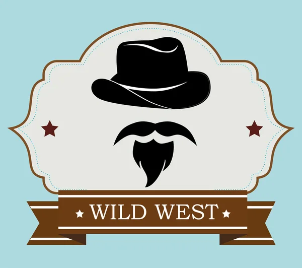 Cultura ocidental selvagem —  Vetores de Stock
