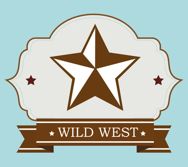Wild west culture — Stock Vector