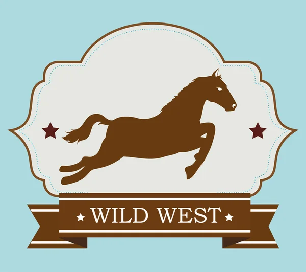 Wild west culture — Stock Vector