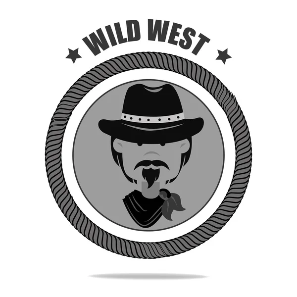 Wild west kultúra — Stock Vector