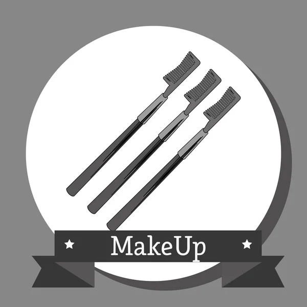 Maquillaje y cosméticos para mujer — Vector de stock