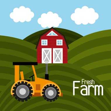 Çiftlik taze grafiği